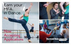 The new low-residency MFA in Dance program is now accepting applications to the program which begins June 2016.