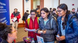 group of people gathered around a table