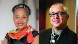 collage photo of Rita Waters and Victor Alfonso