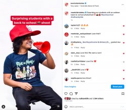 Screenshot of pot on instagram