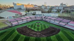 aerial view of Yogi Berra stadium