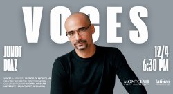 Event Image with photo of Junot Diaz and event information