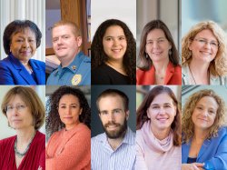 Ac collage of photos of members of the Campus Health Advisory Team (CHAT)