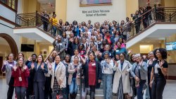 A group photo of some of the conference attendees.