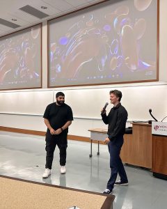 Chair Omar Obidat and Vice-Chair Jesse Parron