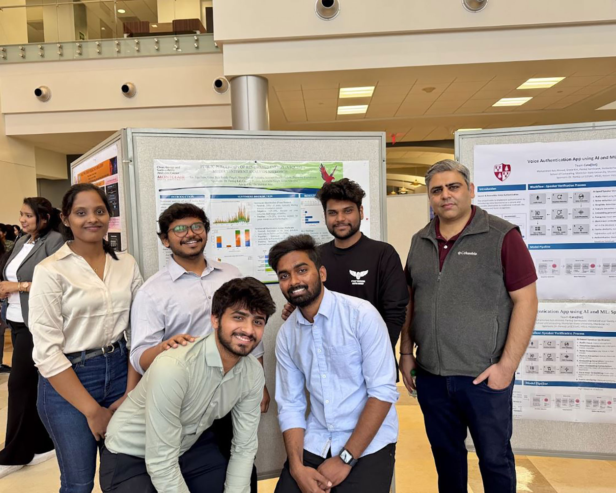 group of Capstone students at Capstone Showcase