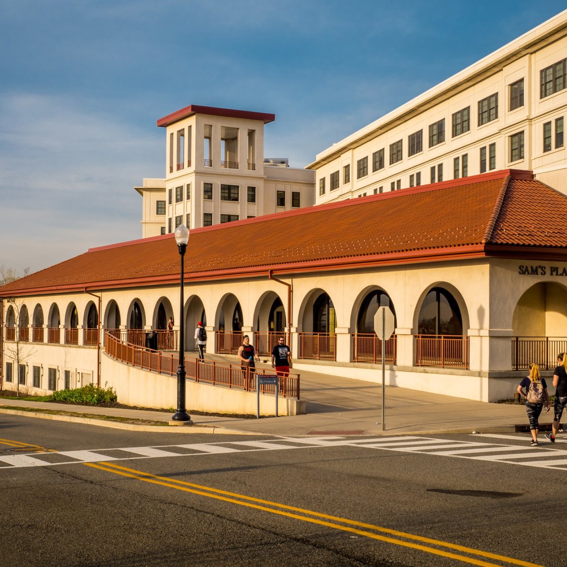 The heights residence hall.
