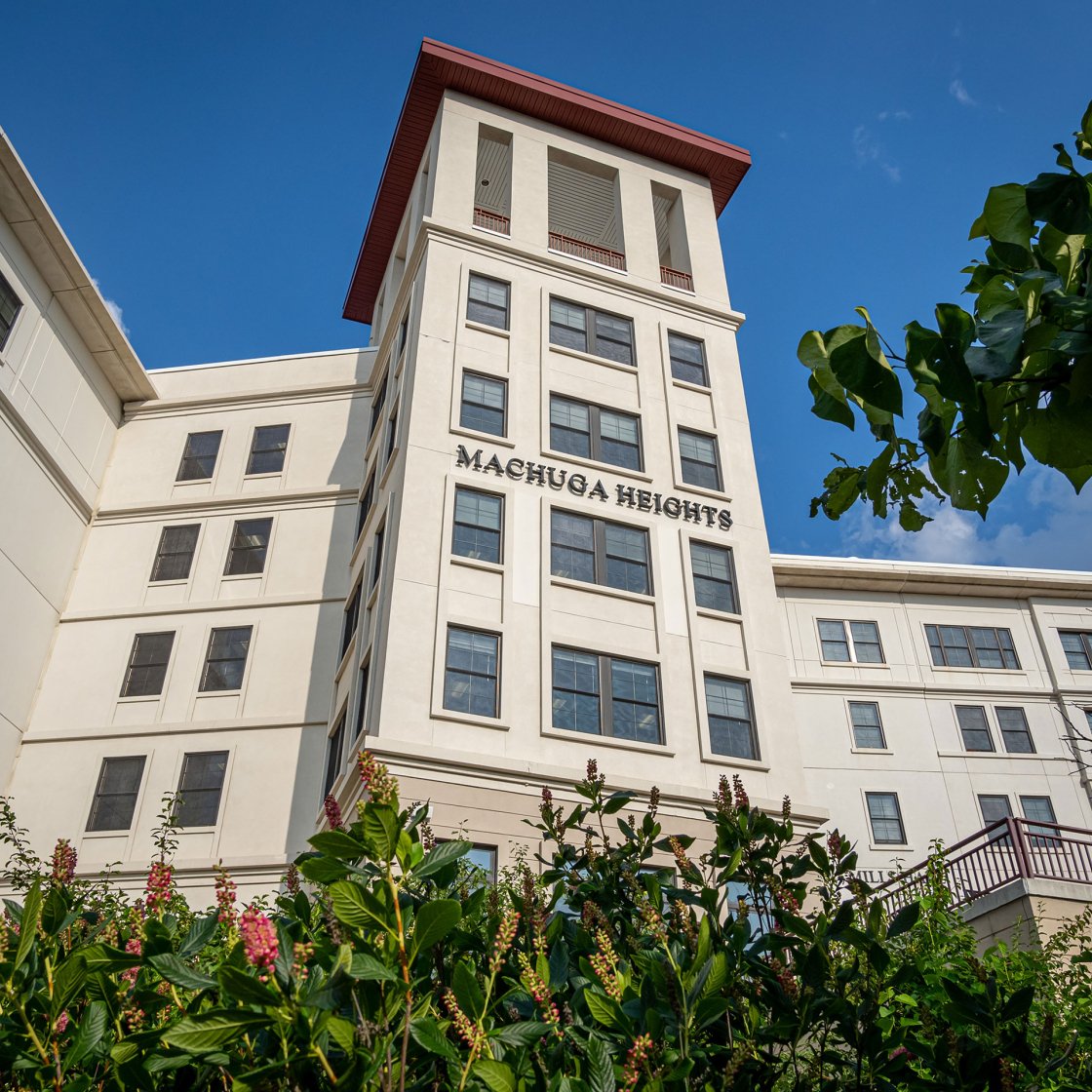 Exterior of Machuga Heights.