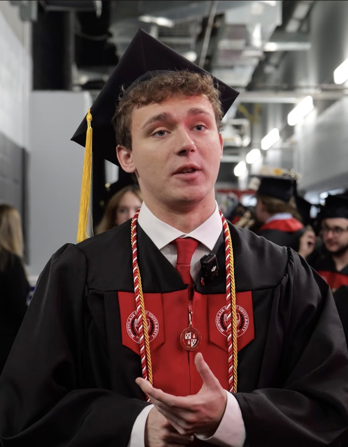 Carl Parcesepe in graduate regalia.