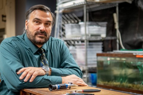 Photo of Paul Bologna in a lab setting