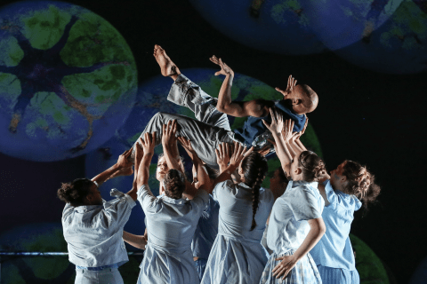 Dancers onstage