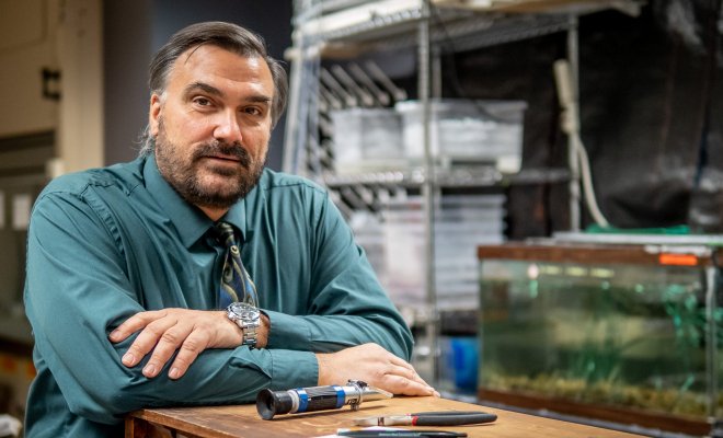 Photo of Paul Bologna in a lab setting