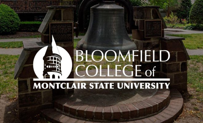 Bell on bloomfield campus with new logo overlaid