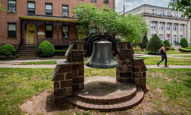 Bell on main quad
