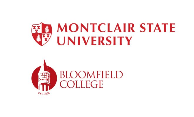 Montclair state university and bloomfield college logos