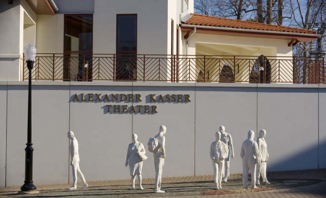 Front of Alexander Kasser Theater.