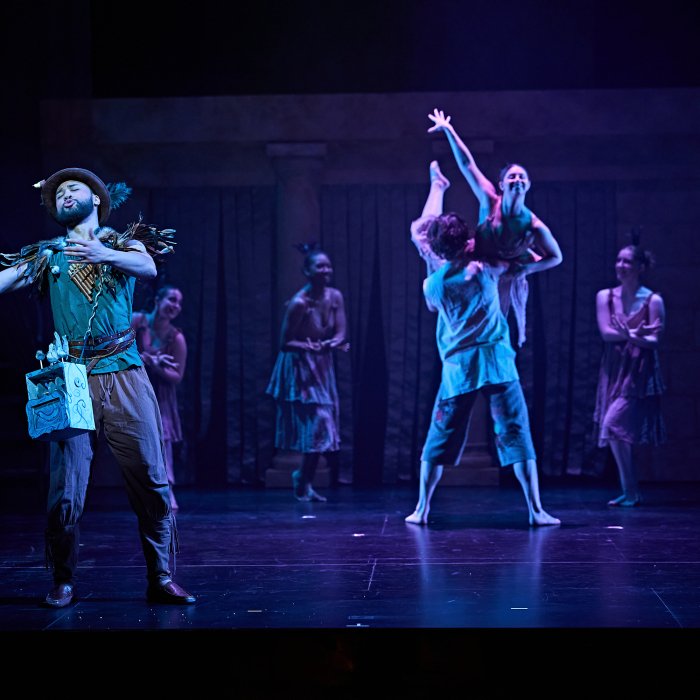 Magic Flute Opera cast on stage