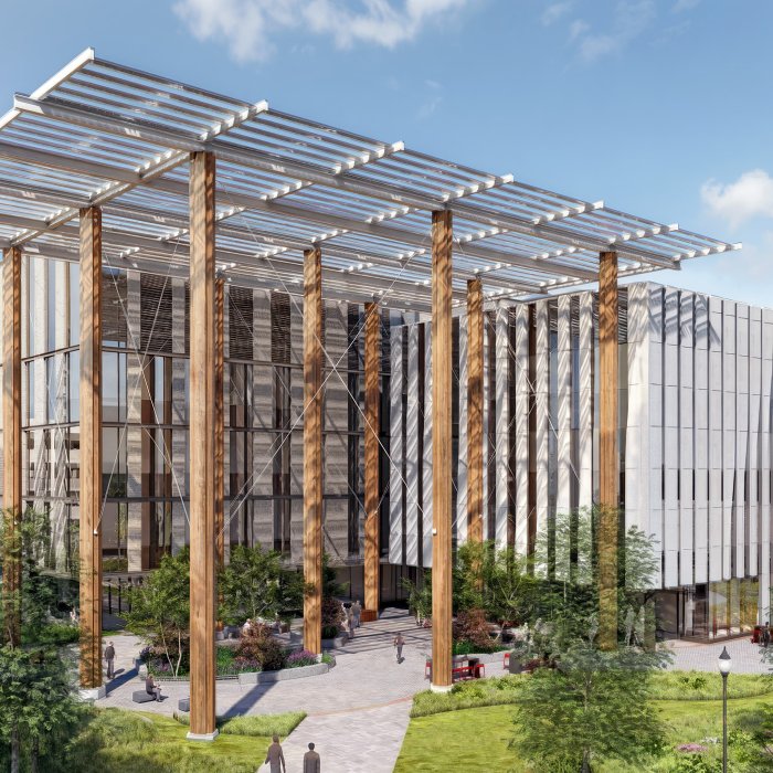 Rendering of the Interdisciplinary Science Building