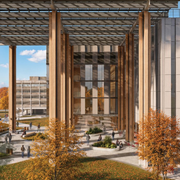 Rendering of the Interdisciplinary Science Building