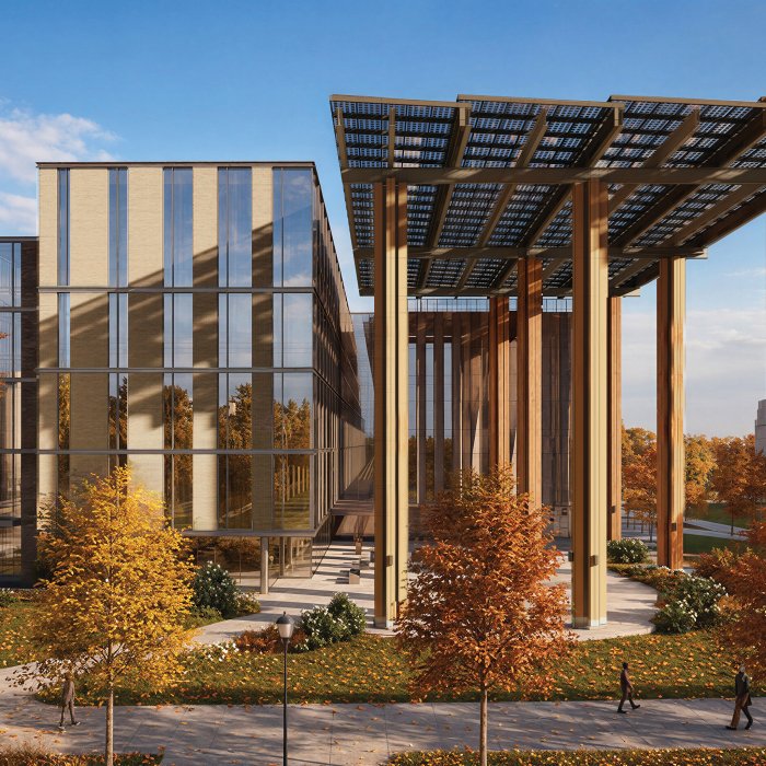 Rendering of the Interdisciplinary Science Building