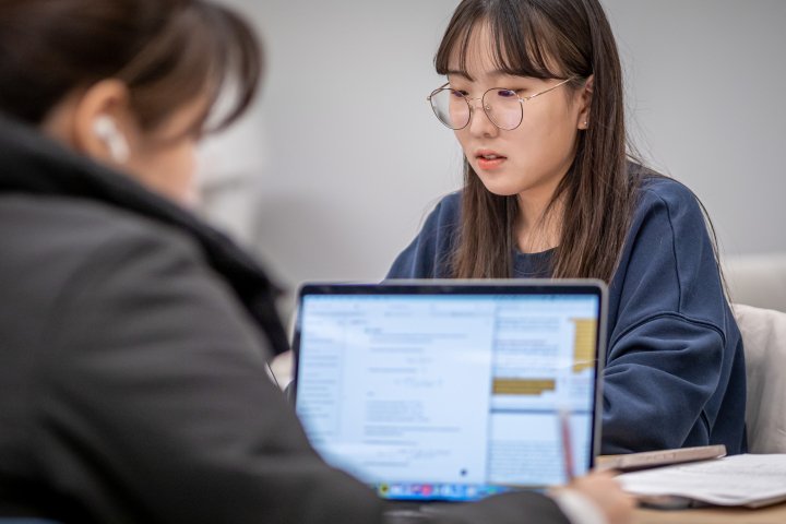 Students Studying - Library