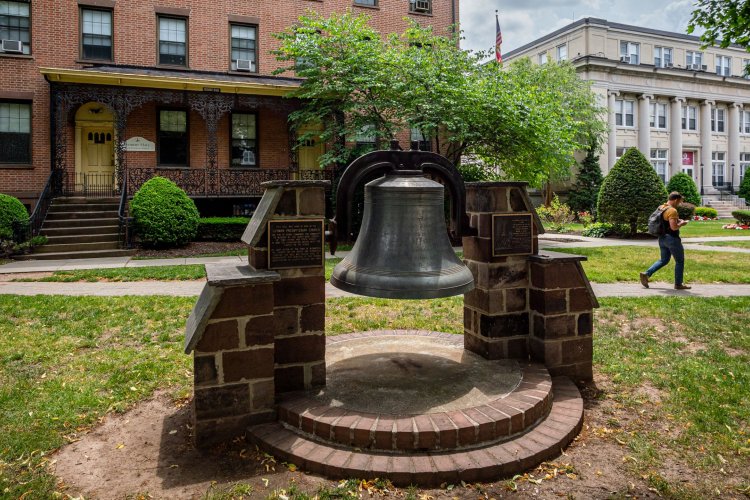 Bell on main quad
