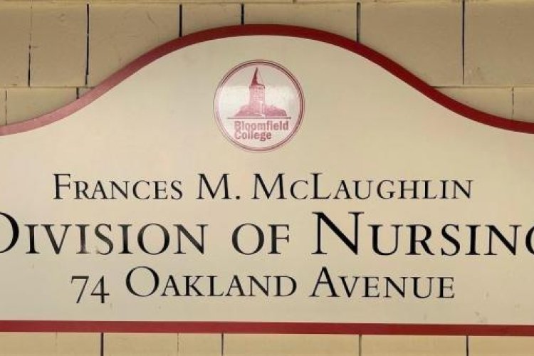 Sign for Frances M. McLaughlin Division of Nursing.