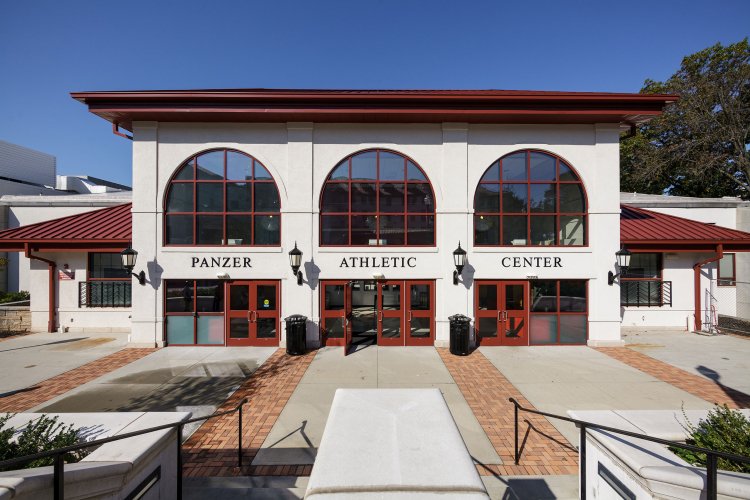 Exterior of Panzer Athletic Center