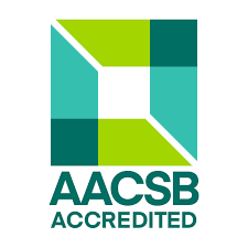 AACSB logo.