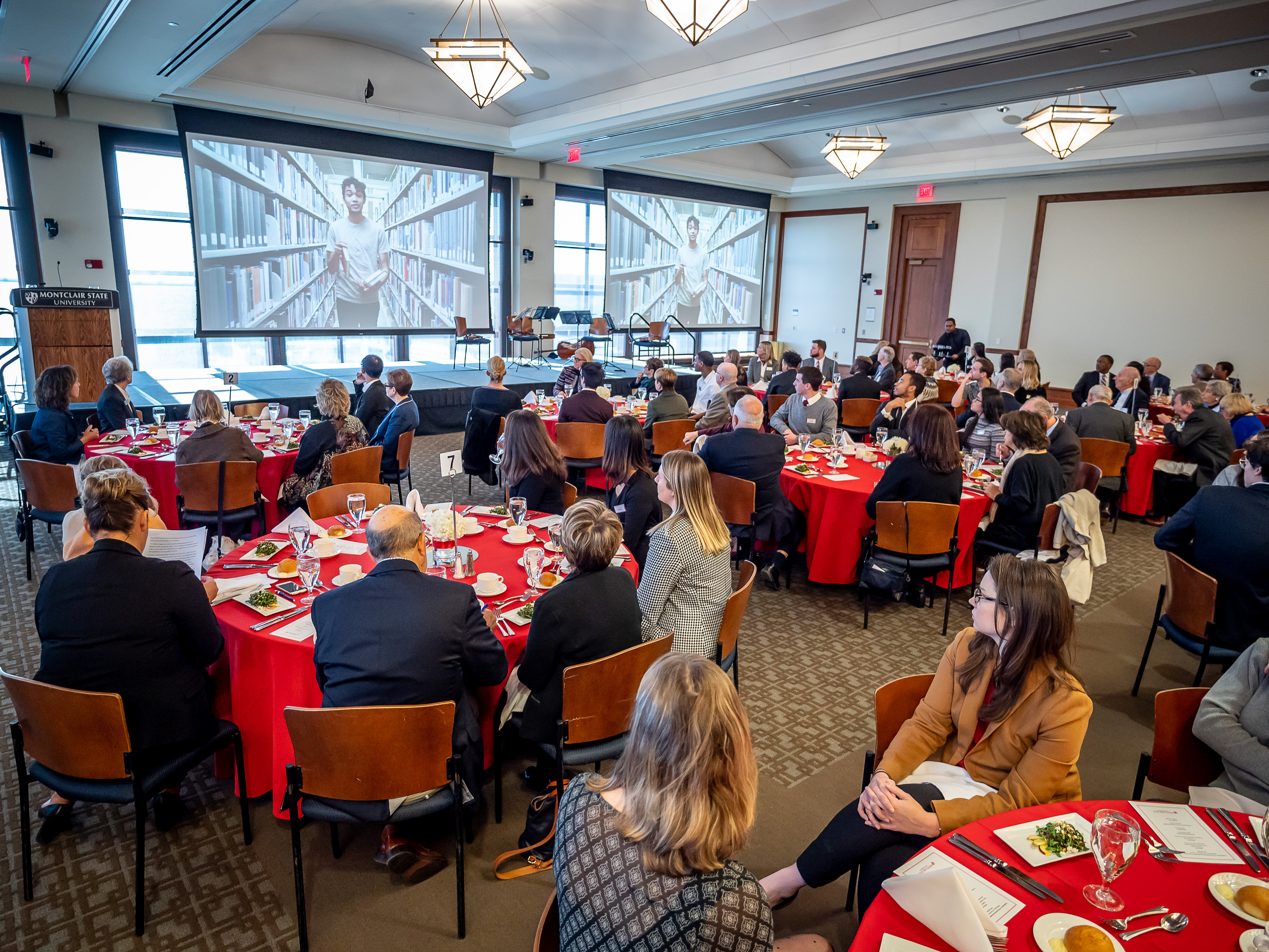 People at Celebration of Scholarship Benefactors luncheon.