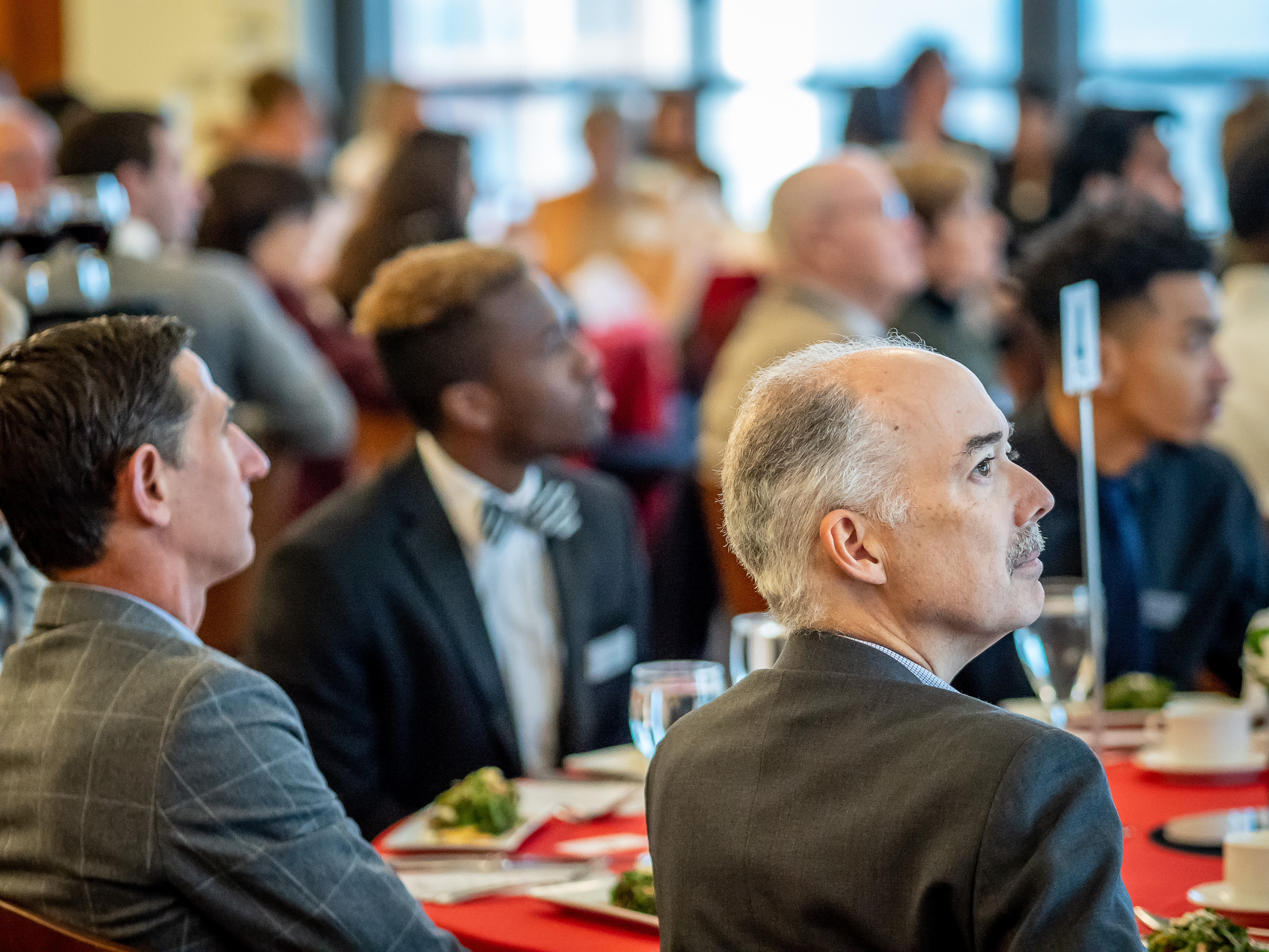 People at Celebration of Scholarship Benefactors luncheon.