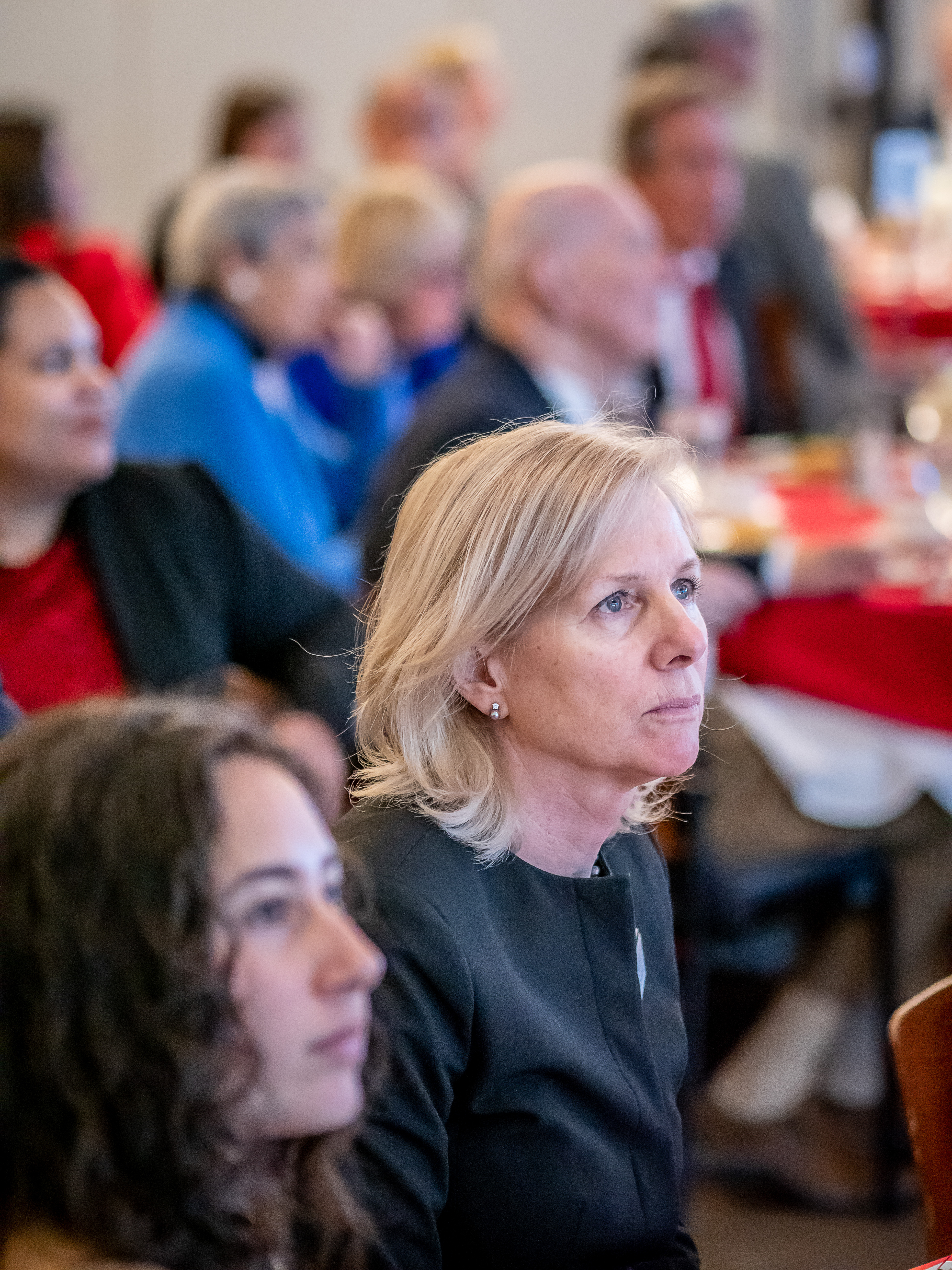 People at Celebration of Scholarship Benefactors luncheon.