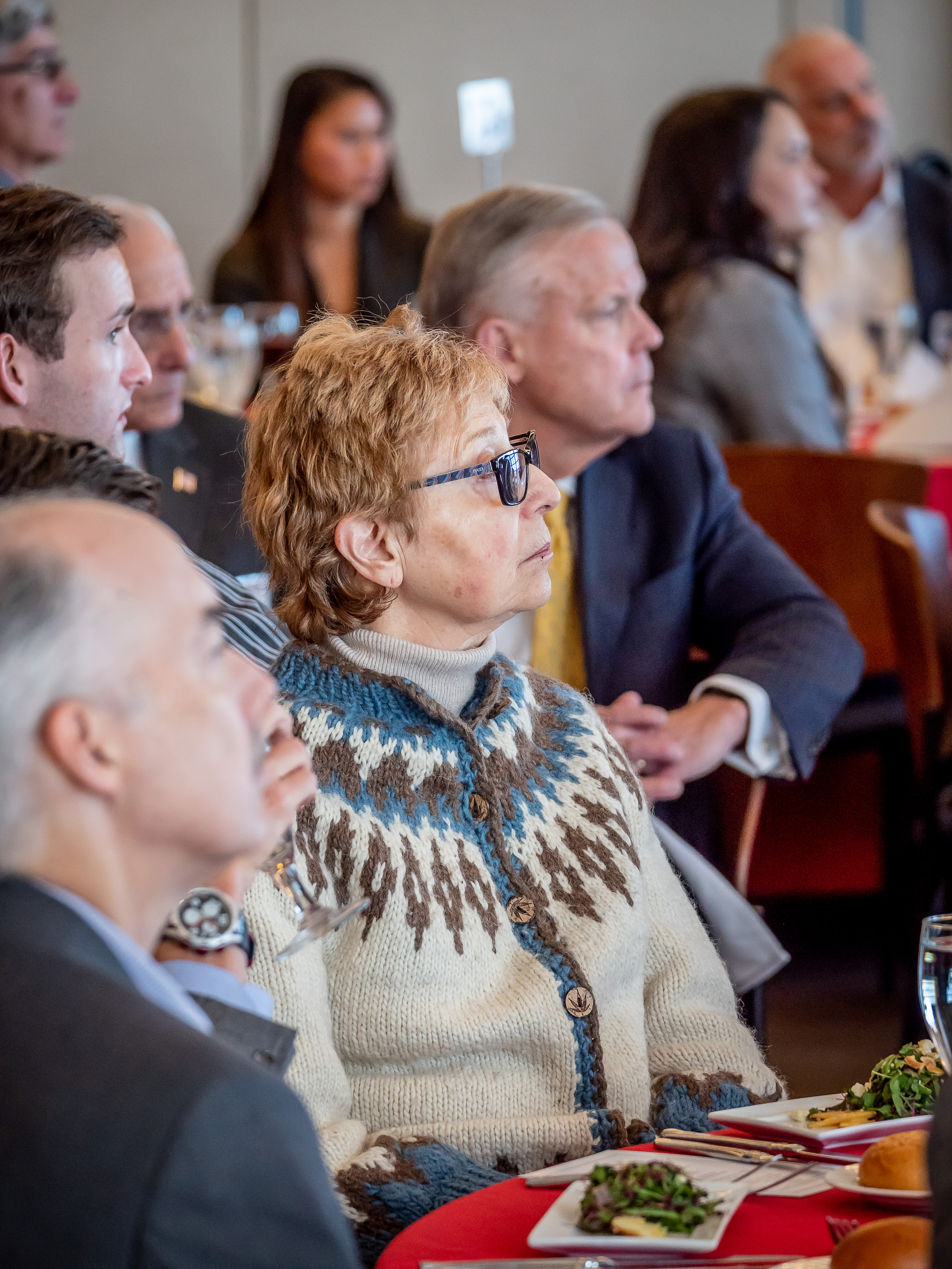 People at Celebration of Scholarship Benefactors luncheon.