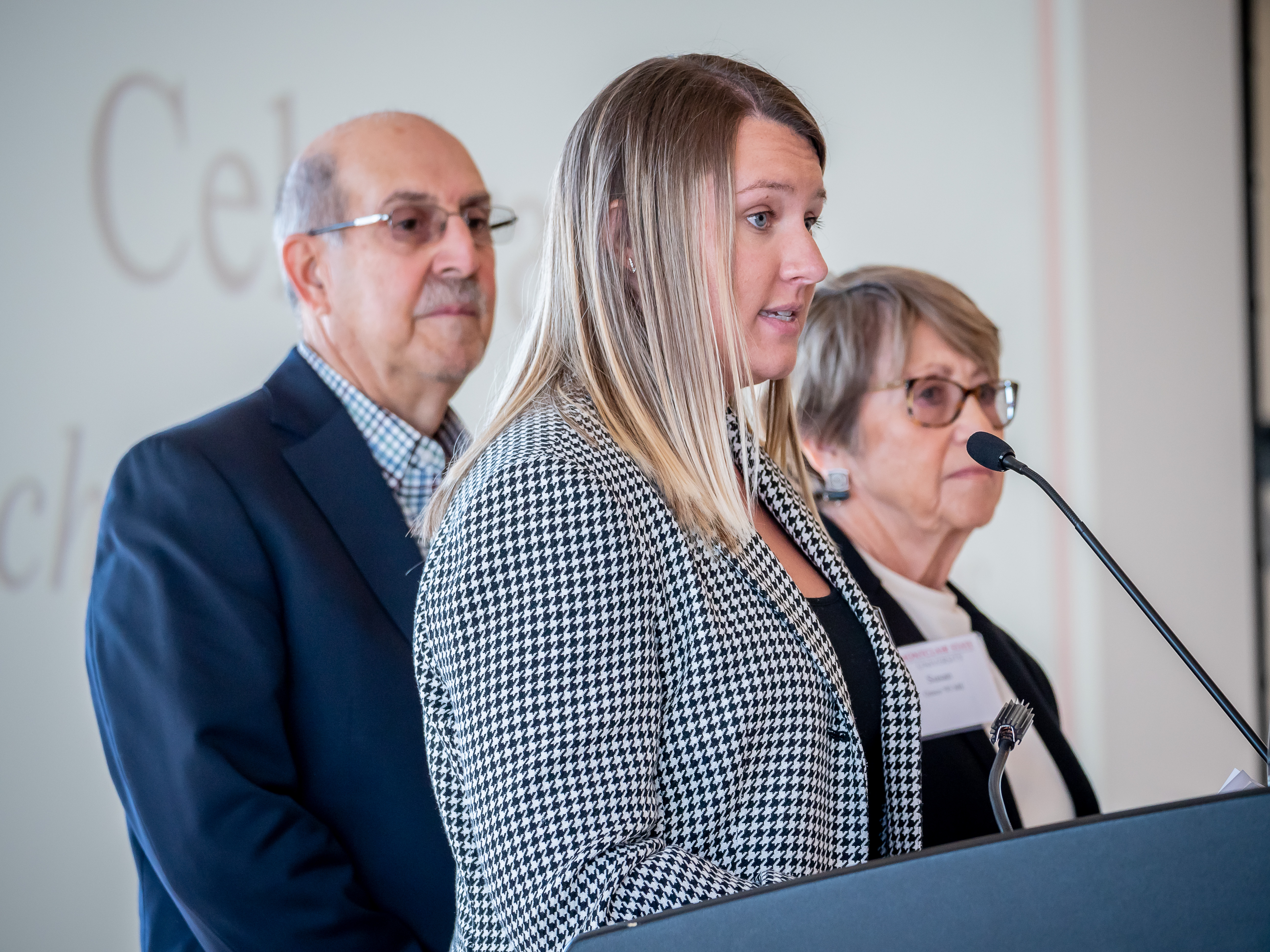 People at Celebration of Scholarship Benefactors luncheon.
