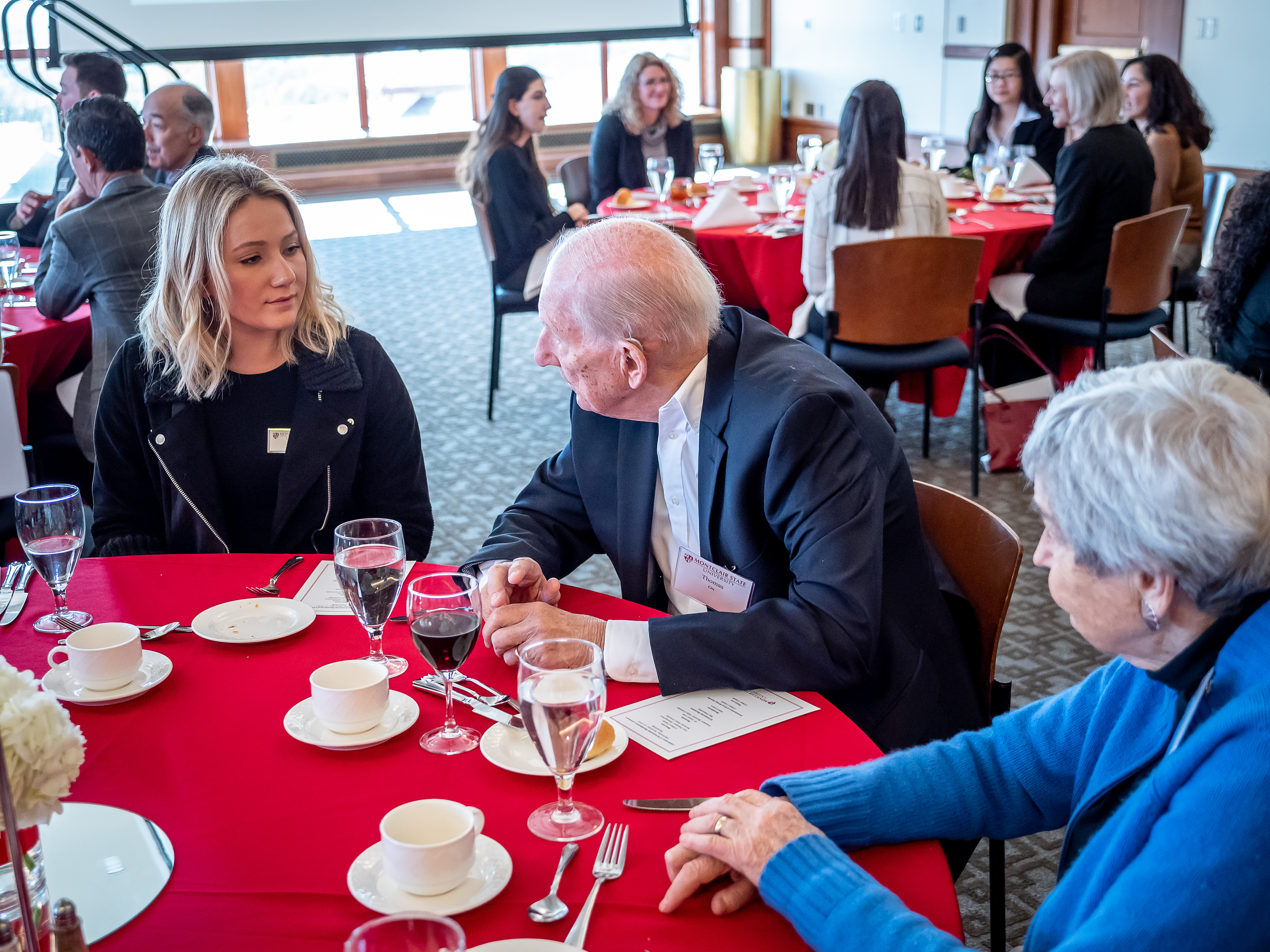 People at Celebration of Scholarship Benefactors luncheon.