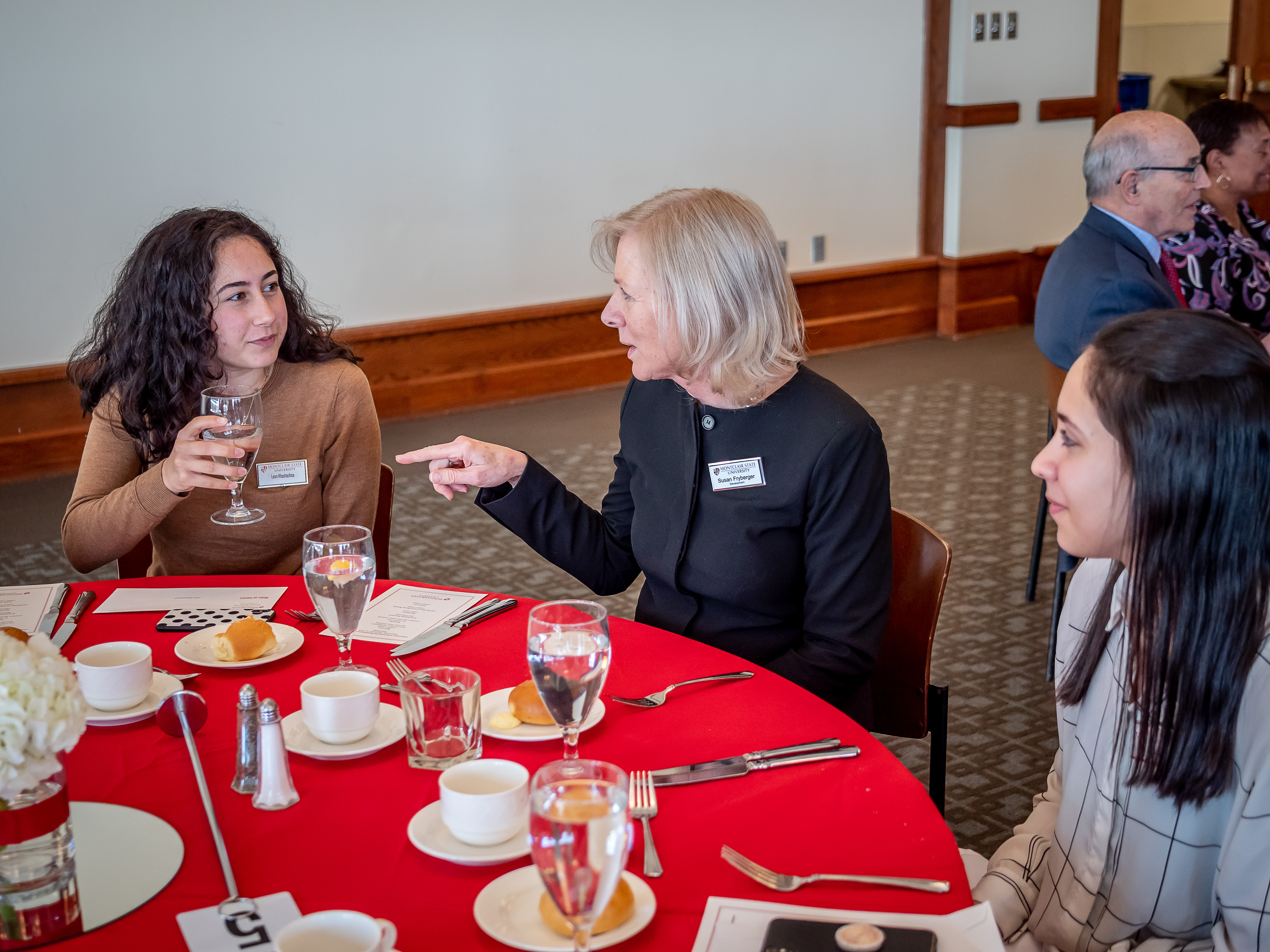 People at Celebration of Scholarship Benefactors luncheon.