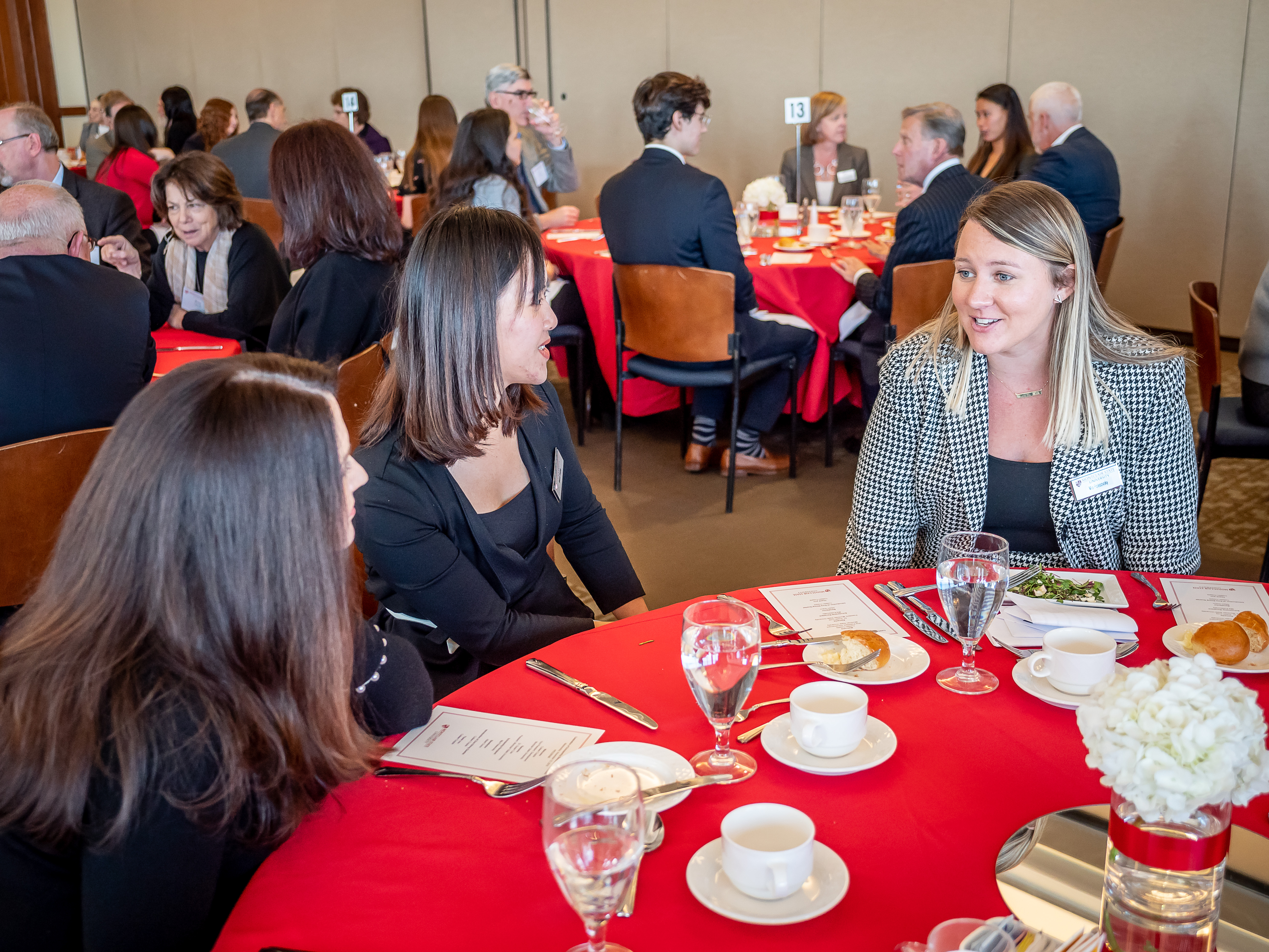 People at Celebration of Scholarship Benefactors luncheon.