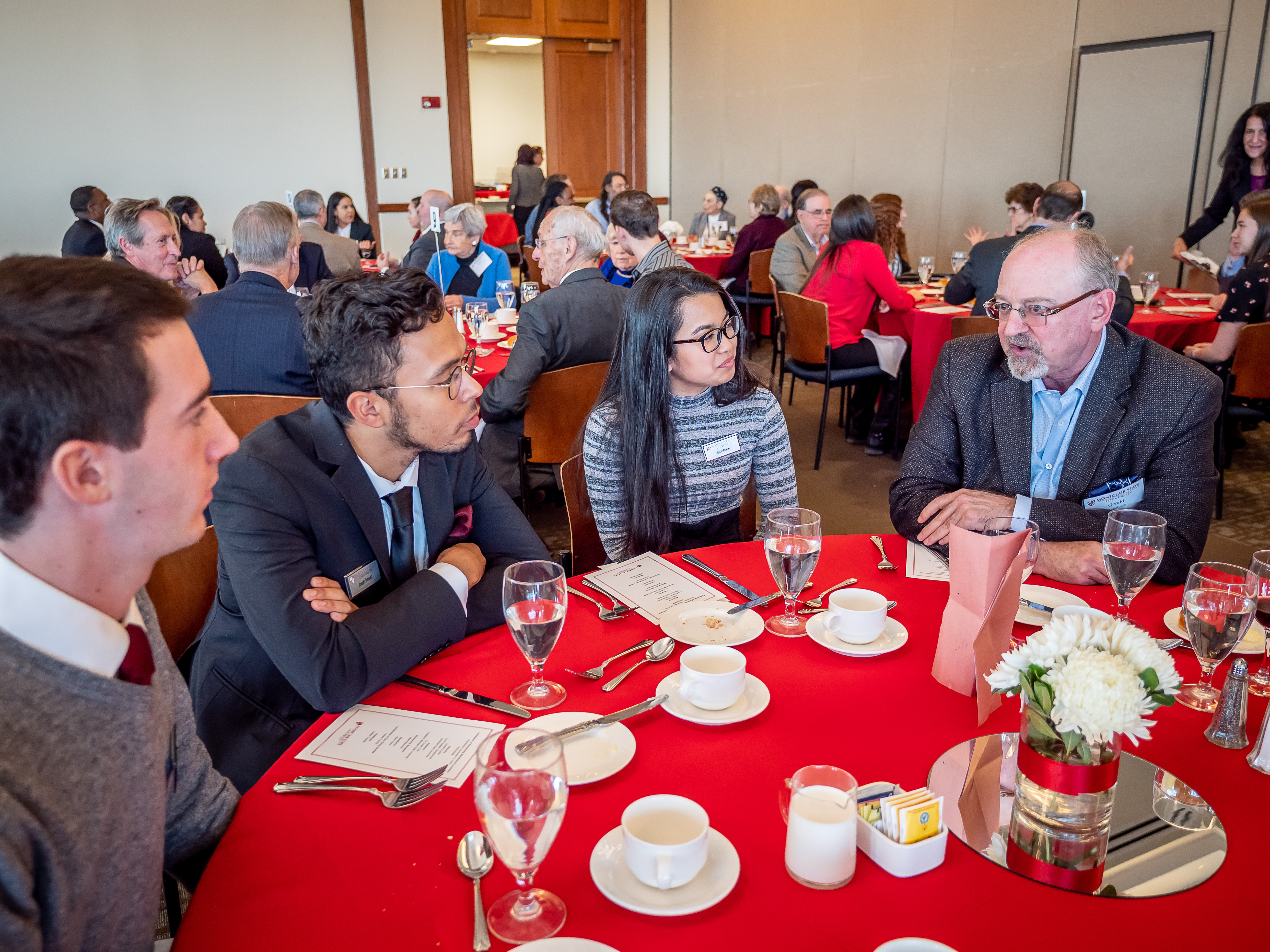 People at Celebration of Scholarship Benefactors luncheon.