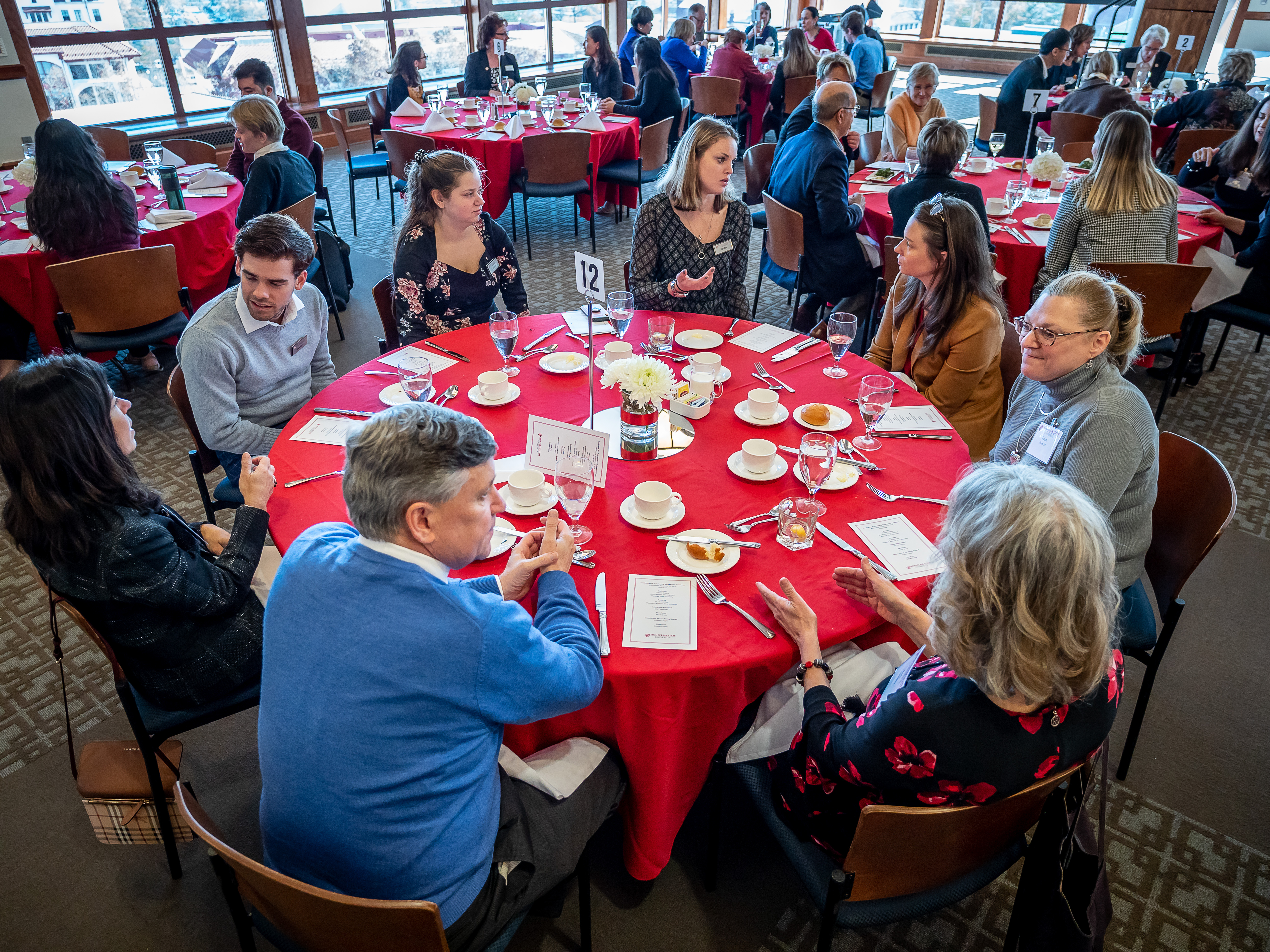 People at Celebration of Scholarship Benefactors luncheon.