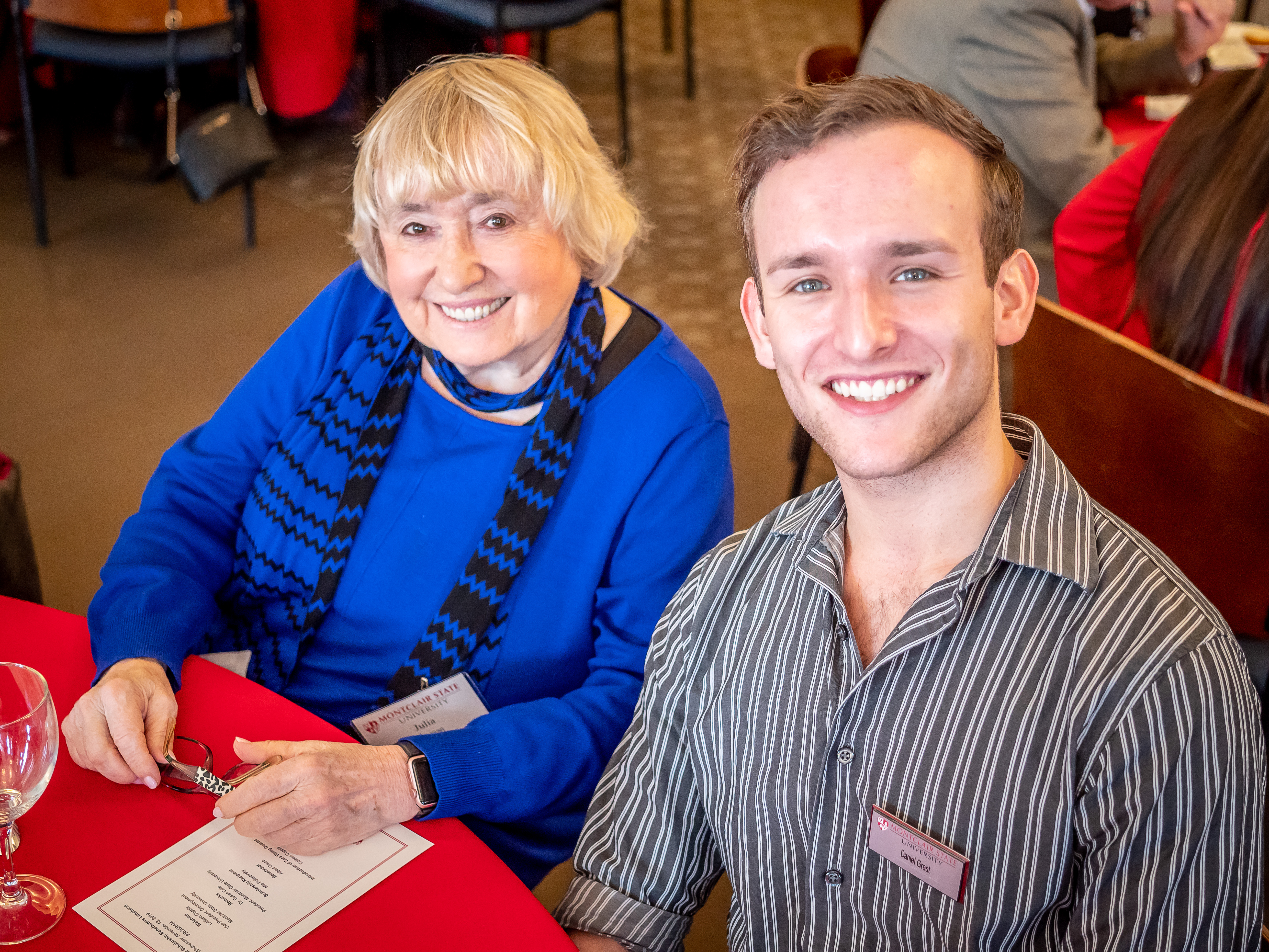 People at Celebration of Scholarship Benefactors luncheon.