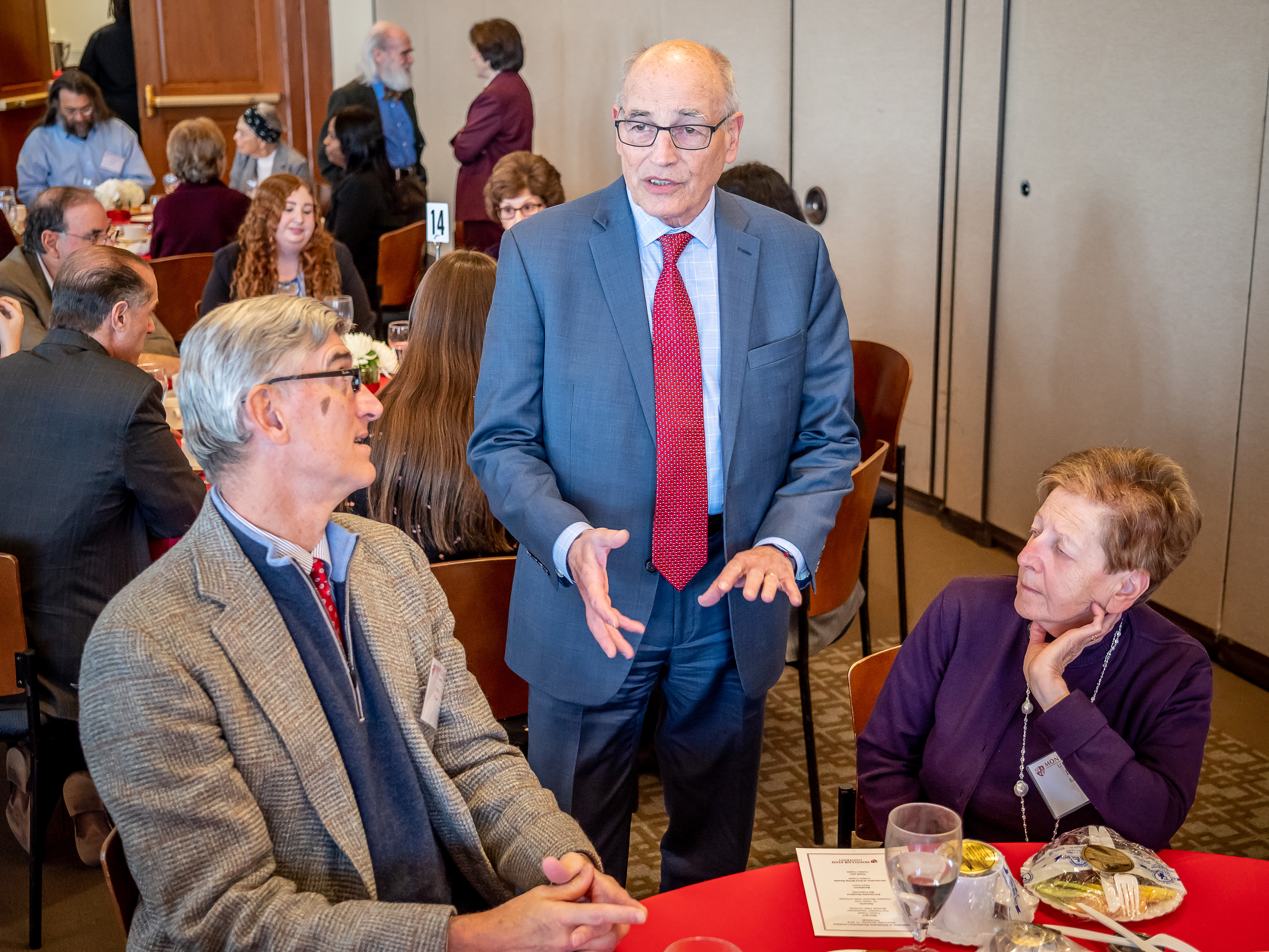 People at Celebration of Scholarship Benefactors luncheon.