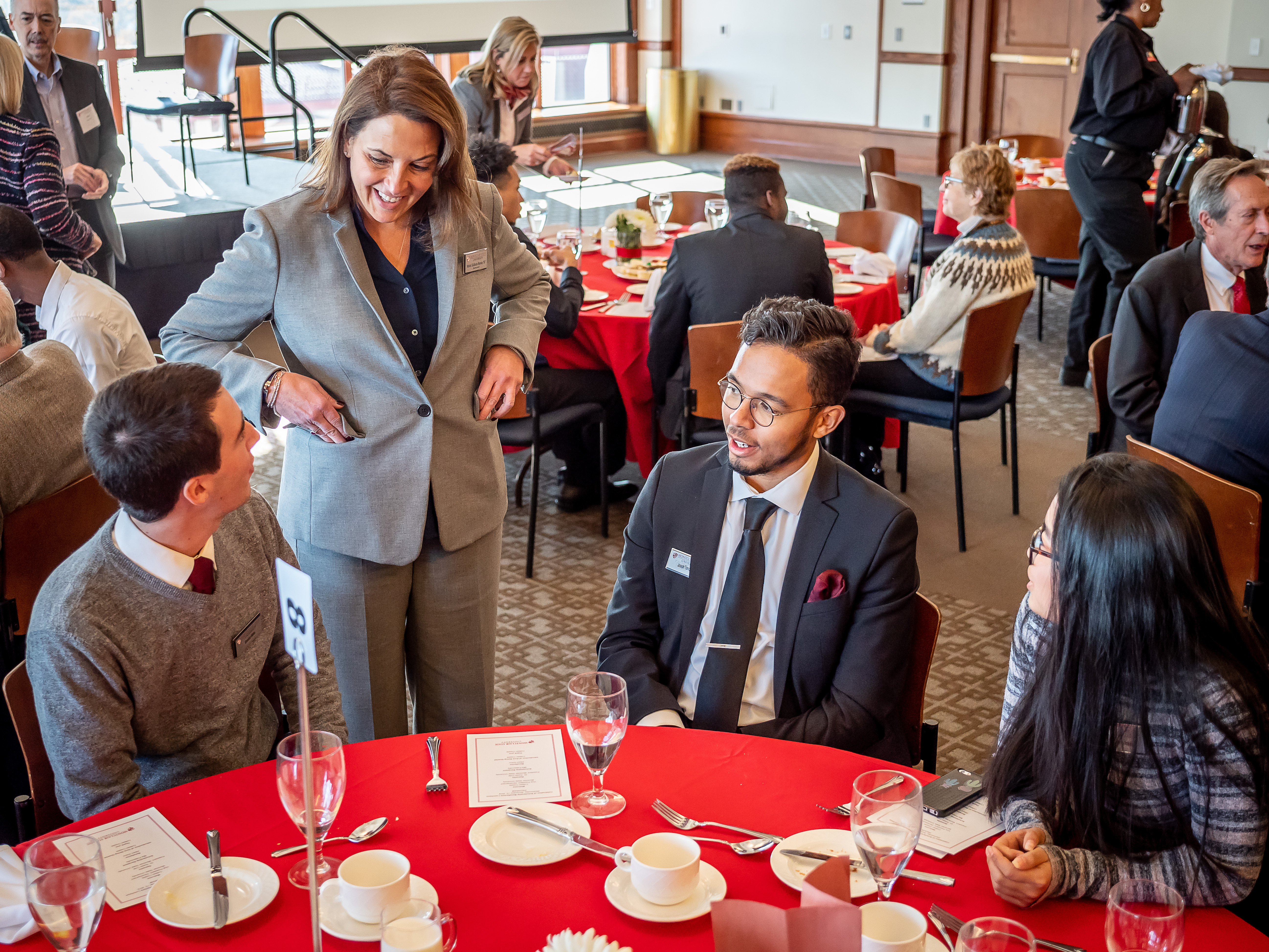 People at Celebration of Scholarship Benefactors luncheon.