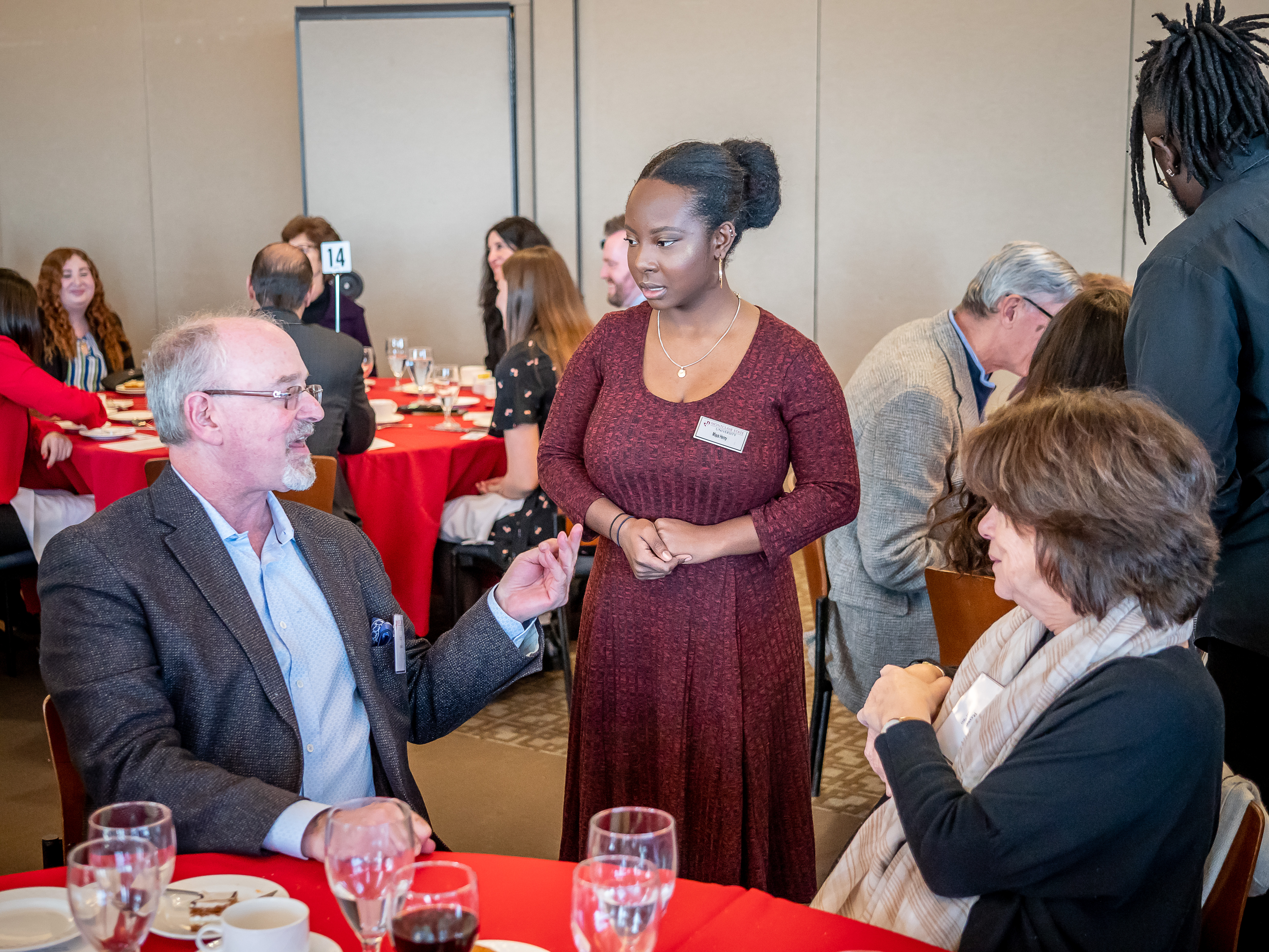 People at Celebration of Scholarship Benefactors luncheon.