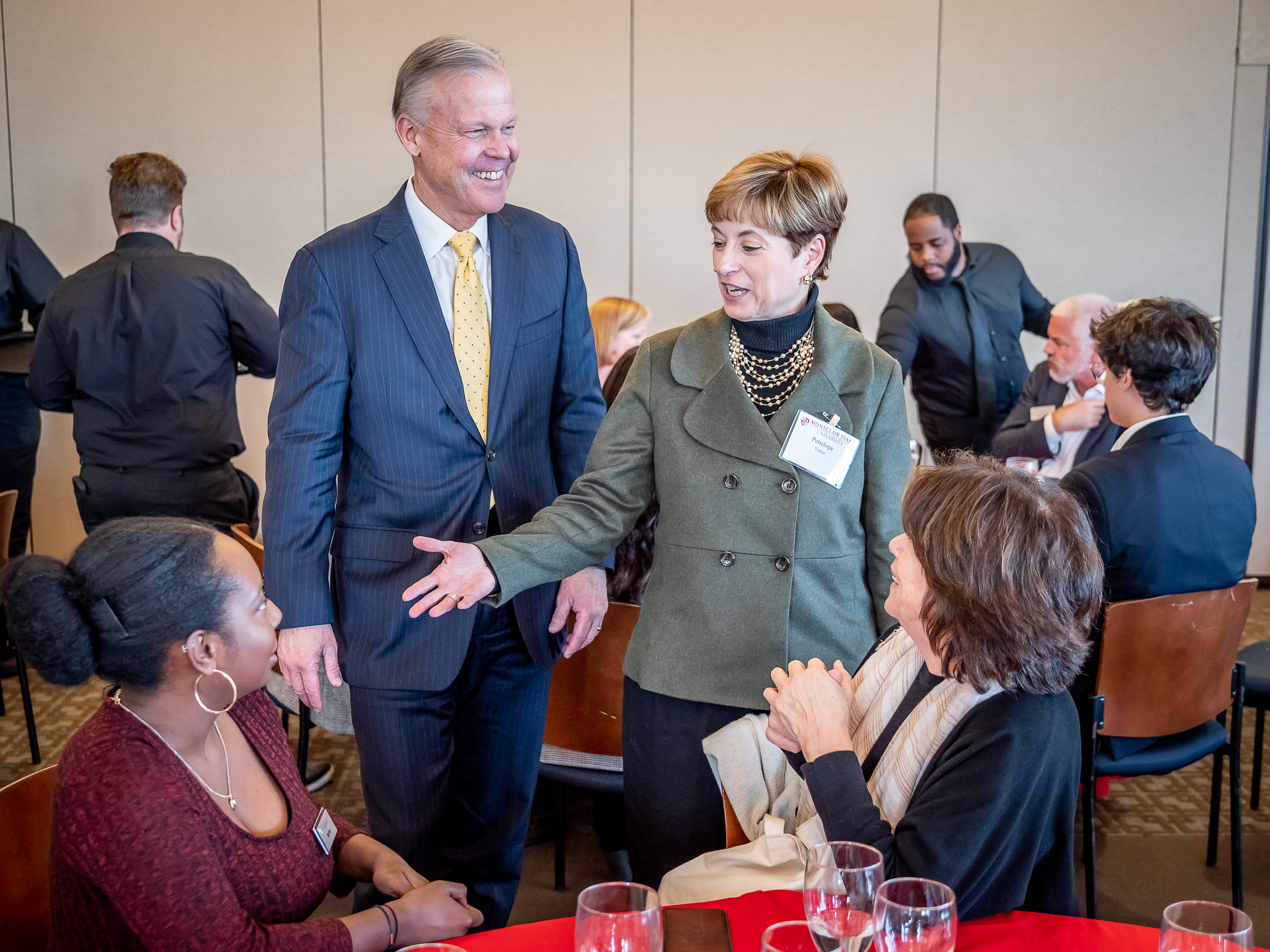 People at Celebration of Scholarship Benefactors luncheon.