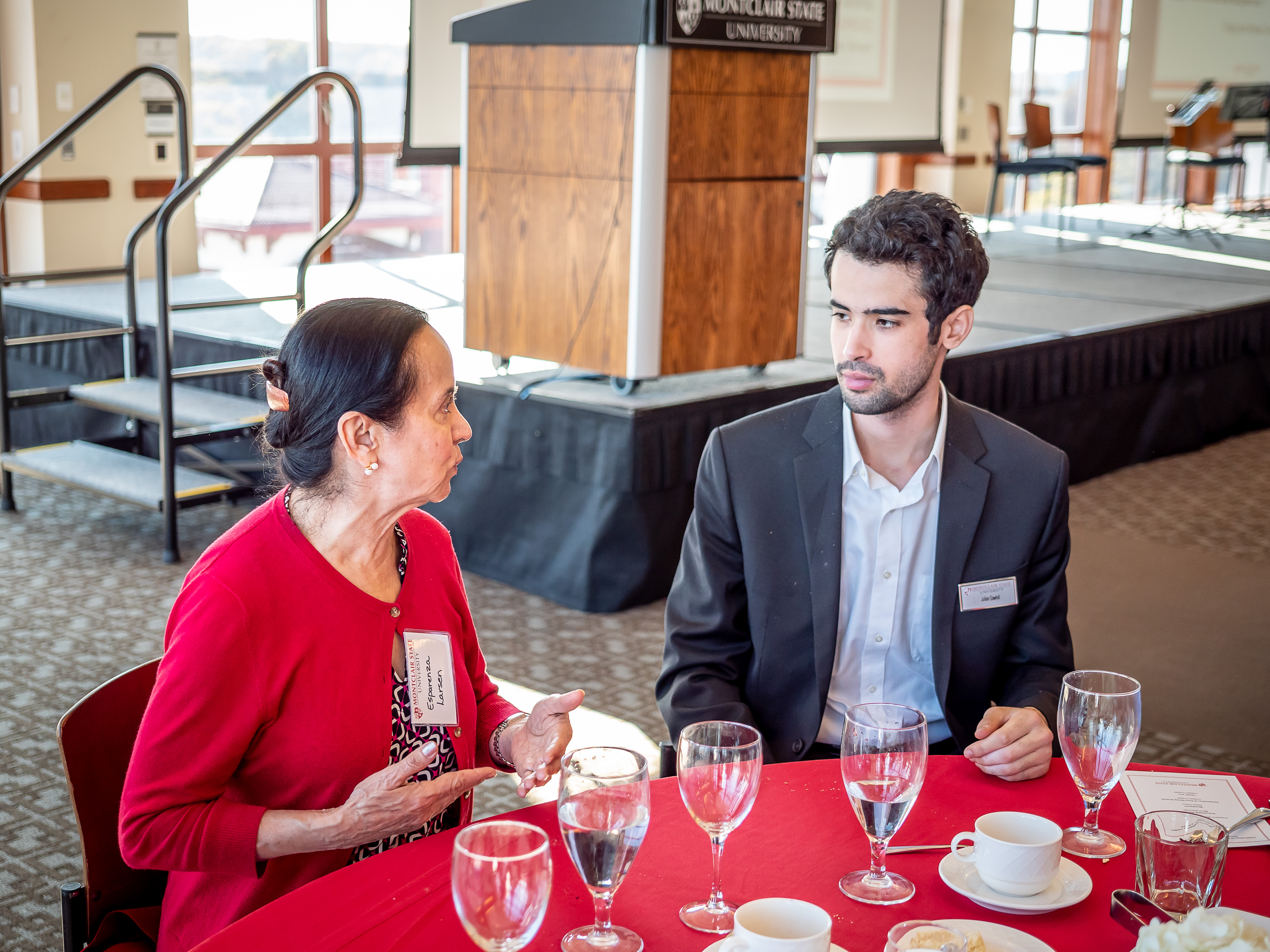 People at Celebration of Scholarship Benefactors luncheon.