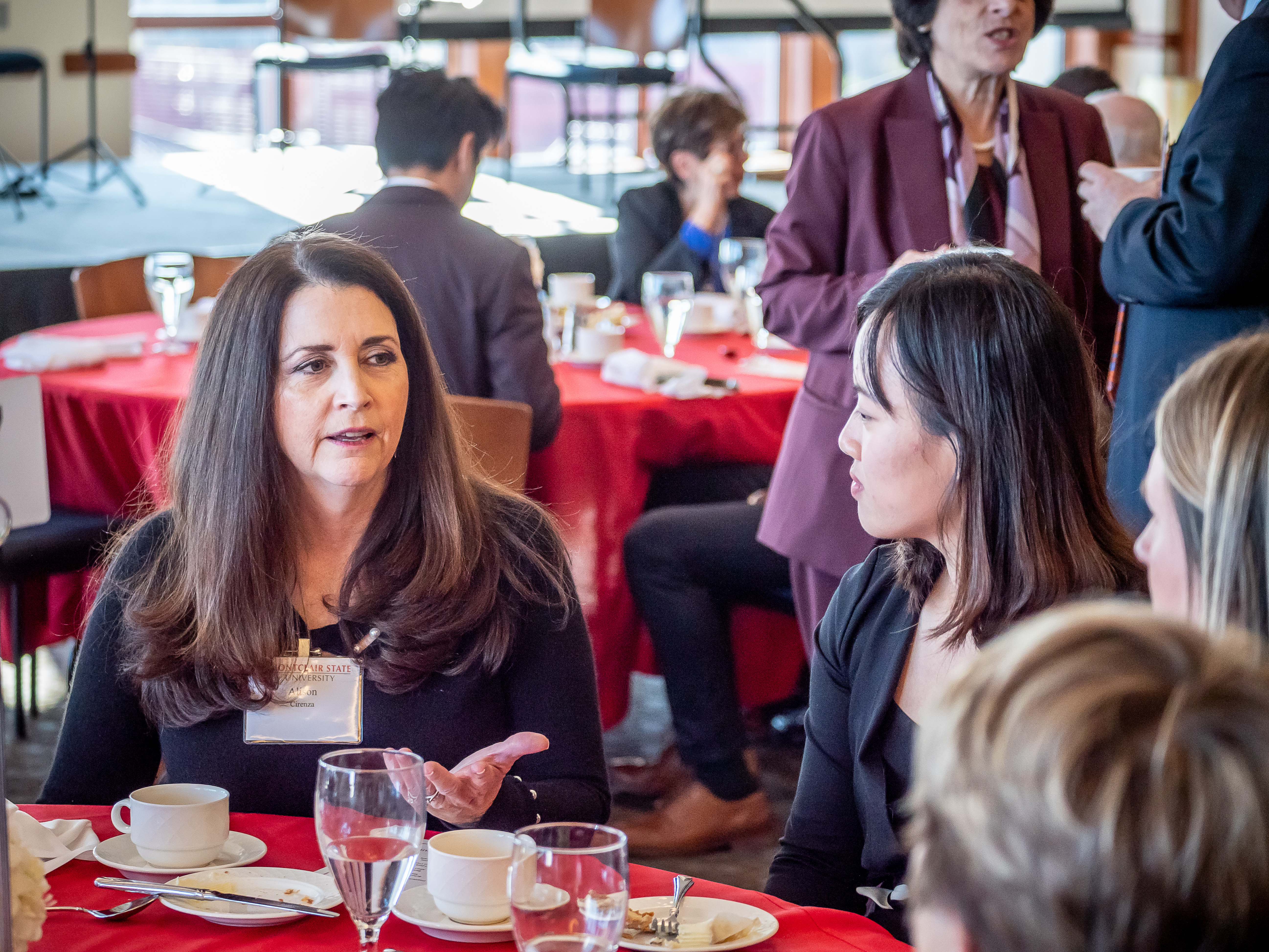 People at Celebration of Scholarship Benefactors luncheon.