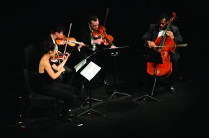 PHoto of string quartet.